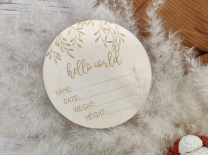 Personalisierte Geschenkbox zur Geburt/ Decke caramel/ Spucktuch marsala/ Rassel gehäkelt Bär